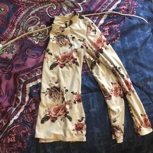 Cute floral long sleeve